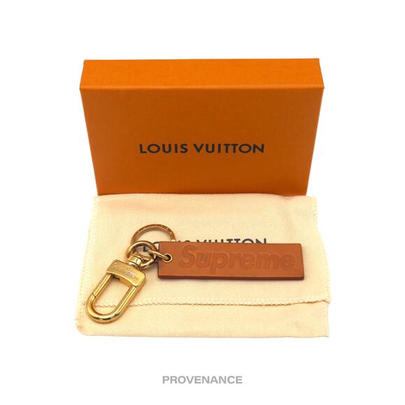 🔴 Louis Vuitton x Supreme Keychain - VVN - Picture 1 of 5